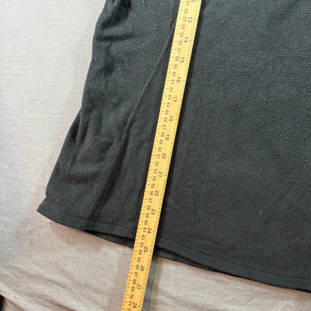 The North Face Fleece Pullover Mens L Black Excellent 1/4 Zip TKA 100 Top - Picture 4 of 8